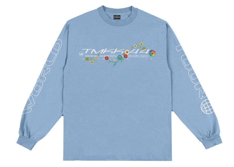 Takashi Murakami +44 World Tour L/S T-shirt Blue