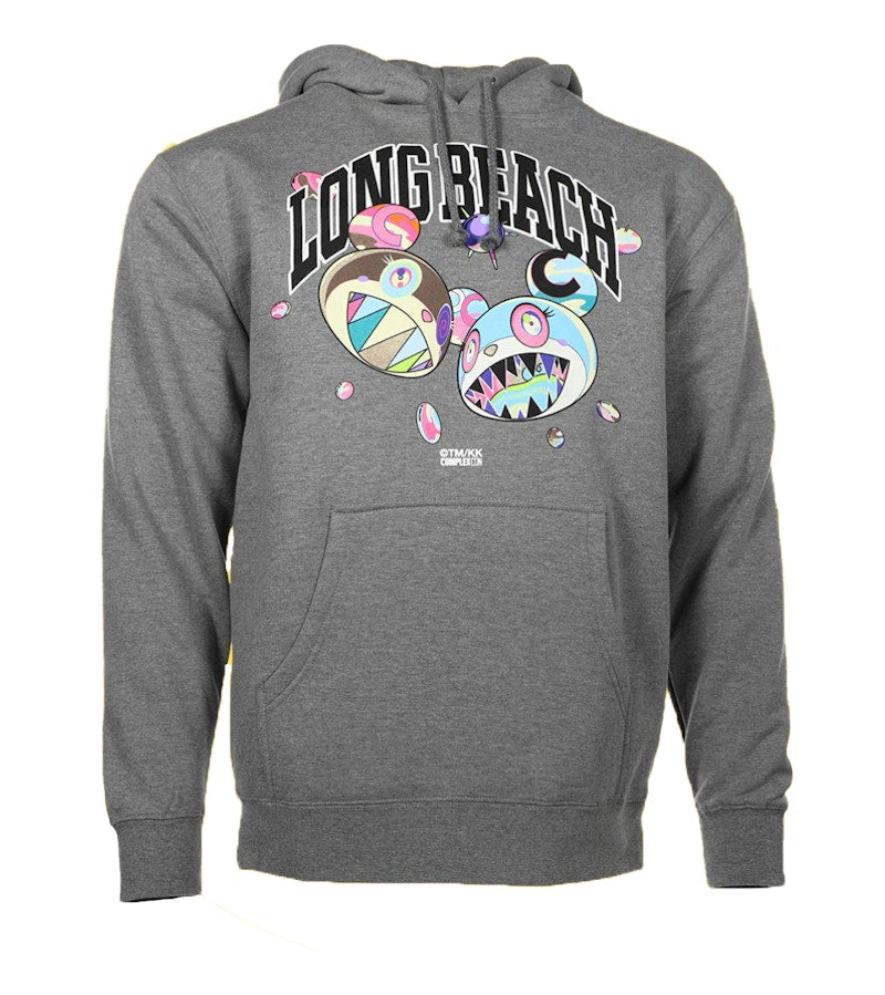 Takashi Murakami ComplexCon Long Beach Discord Hoodie Heather Grey