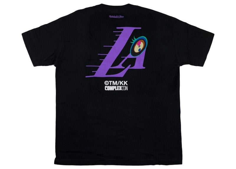 Takashi Murakami ComplexCon x LA Lakers M&N Logo Tee Black
