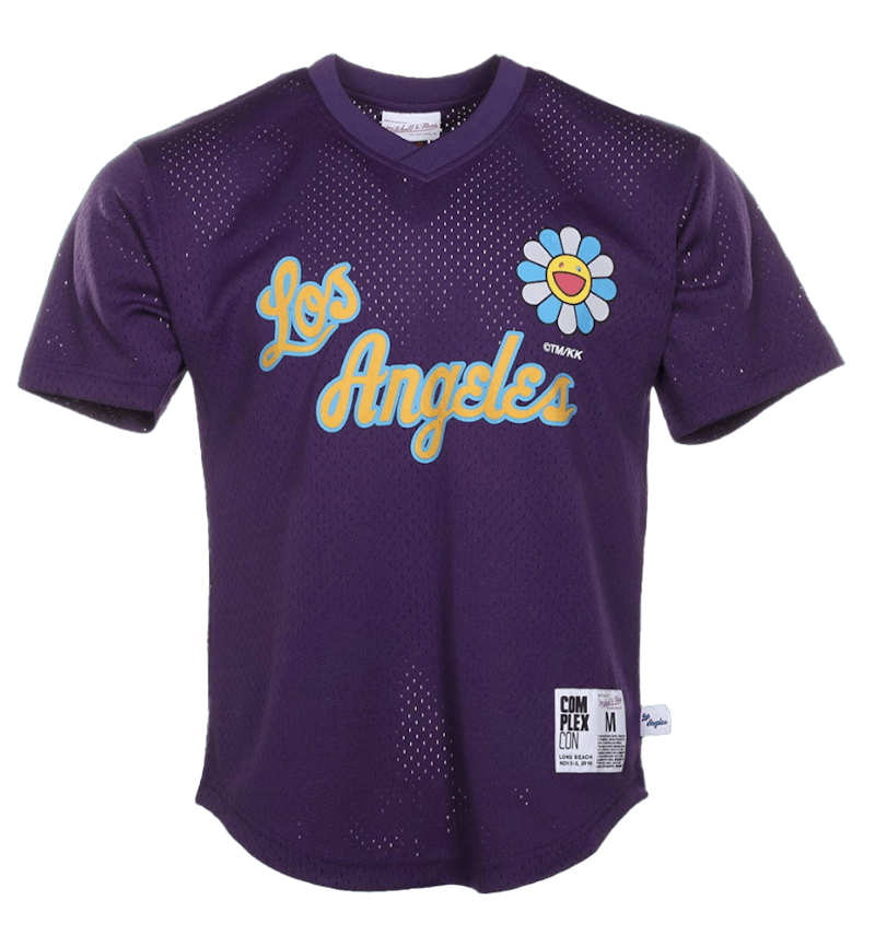 Takashi Murakami ComplexCon x LA Lakers M&N S/S BP Jersey Purple
