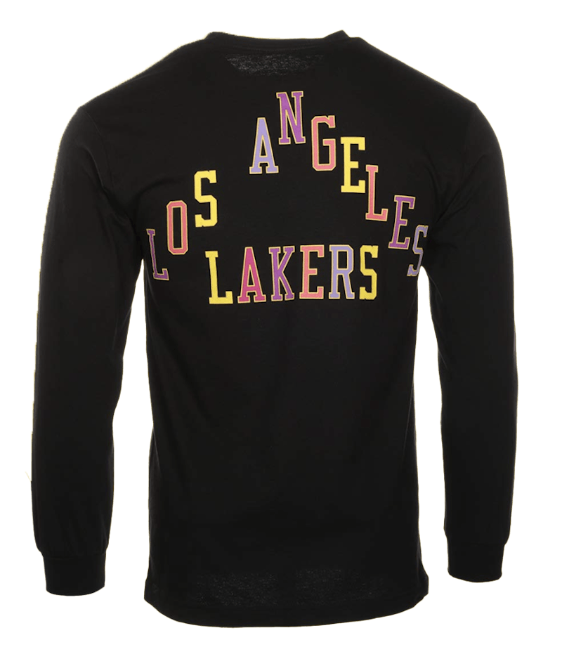 Takashi Murakami ComplexCon x LA Lakers M&N Triangle L/S Tee Black