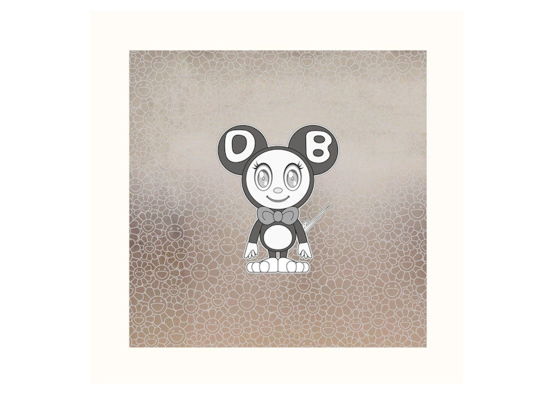 Takashi Murakami DOB 2021 Print Black & White (Signed, Edition of 100)