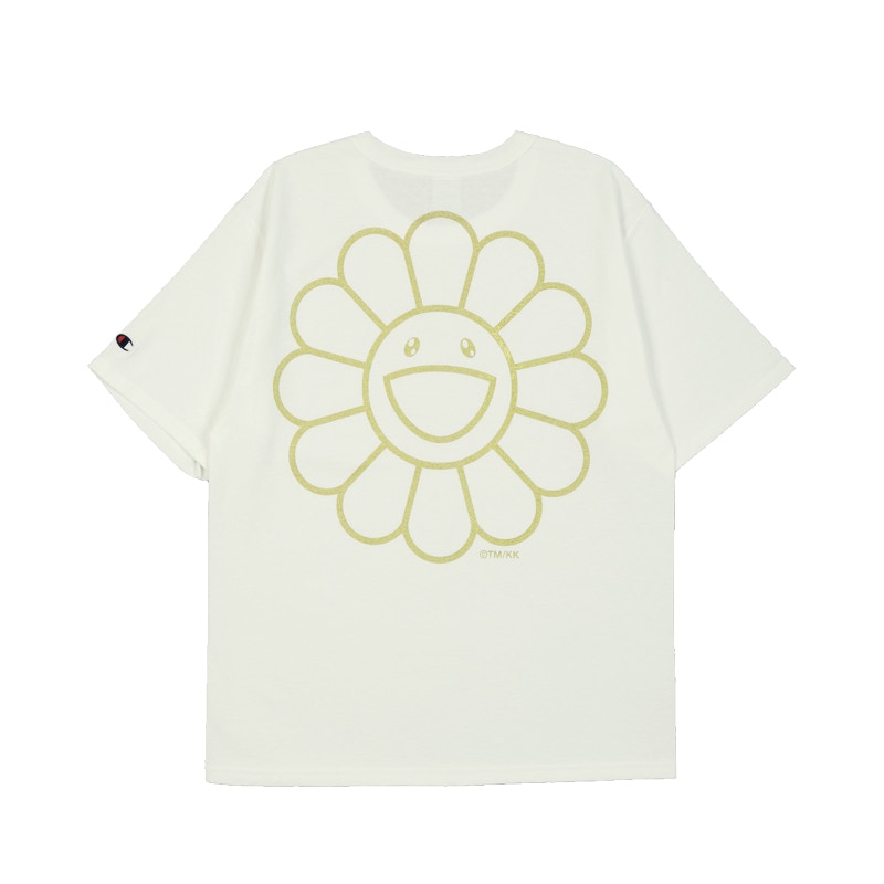 Takashi Murakami DOB & Flower Tee White/Gold