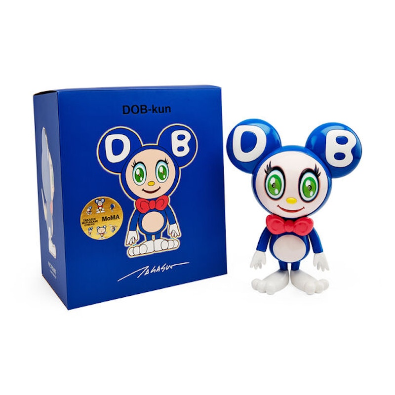 Takashi Murakami DOB-kun Figure Dark Blue
