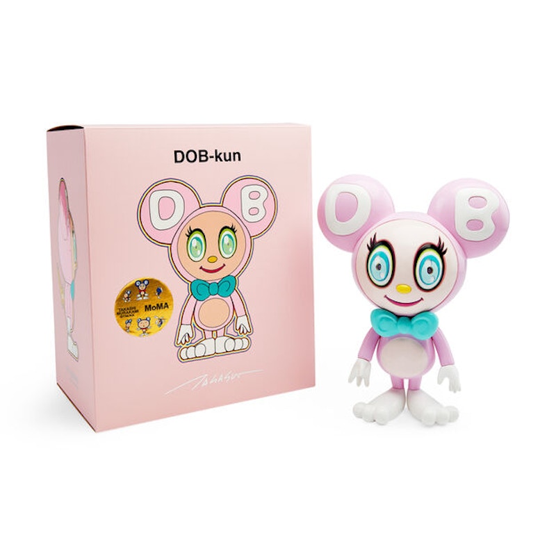 Takashi Murakami DOB-kun Figure Light Pink
