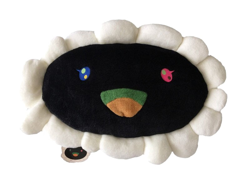 Takashi Murakami Downy Flower Plush Black/White