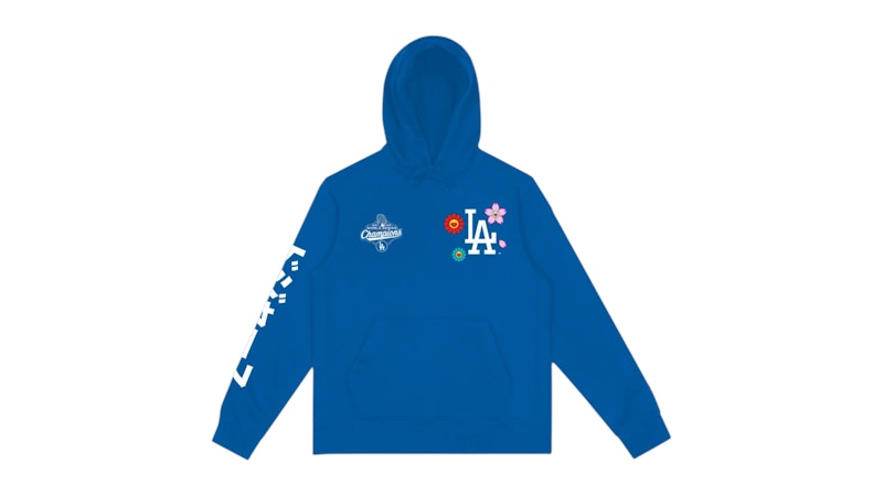 Takashi Murakami Fanatics x Los Angeles Dodgers World Series 2025 Champs Hoodie Blue
