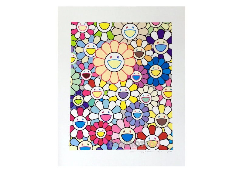 Takashi Murakami Field of Flowers Print (Signed, Edition of 100)