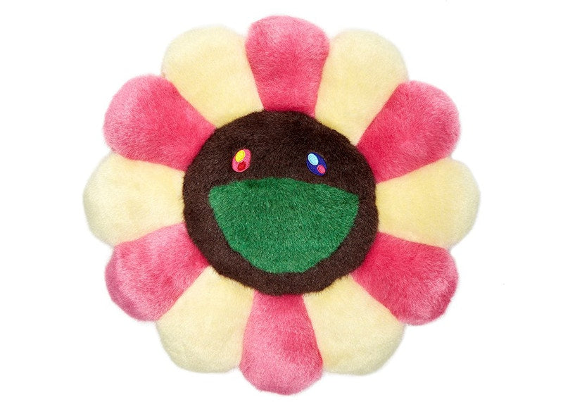 Takashi Murakami Flower Plush 1M Pink/Light Yellow/Brown