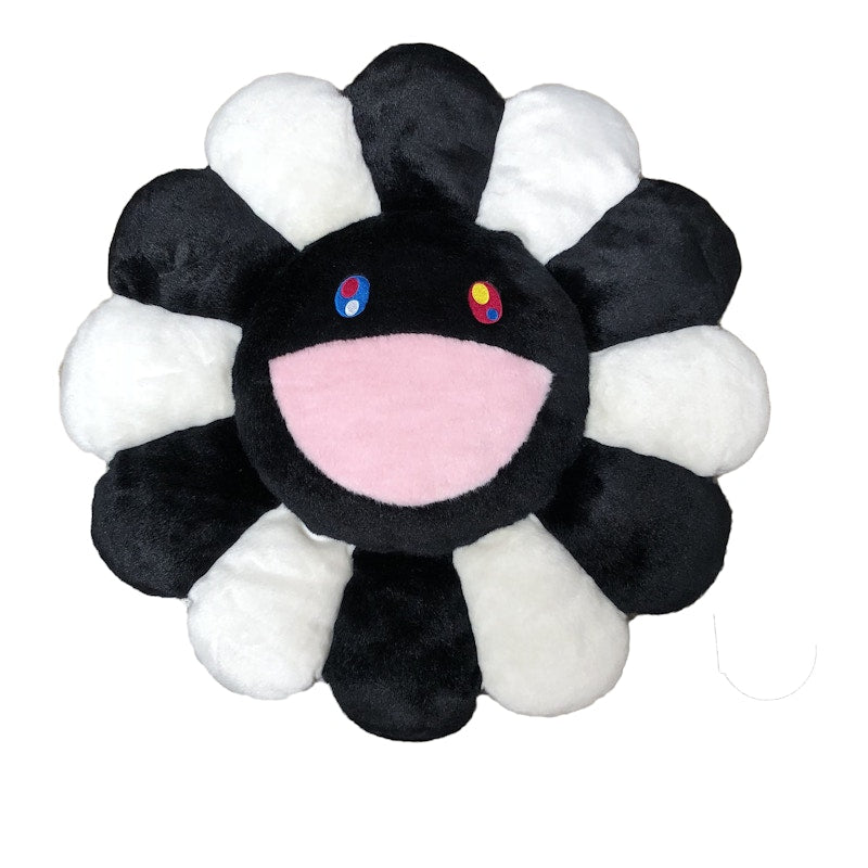 Takashi Murakami Flower Plush 60CM Black/White
