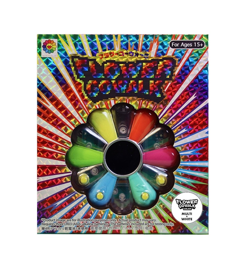 Takashi Murakami Flower Go Walk Color Game Multi White