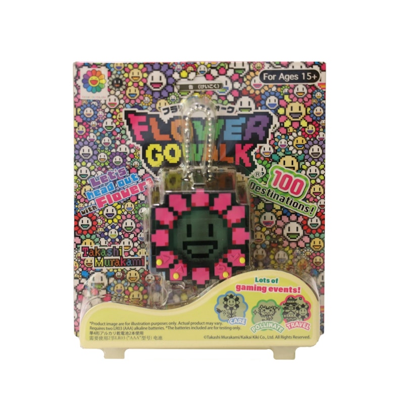 Takashi Murakami Flower Go Walk Game Pink/Black Outline