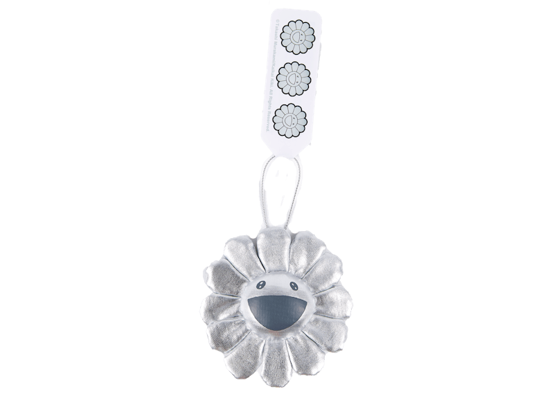 Takashi Murakami Flower Ornament Set of 3 Silver
