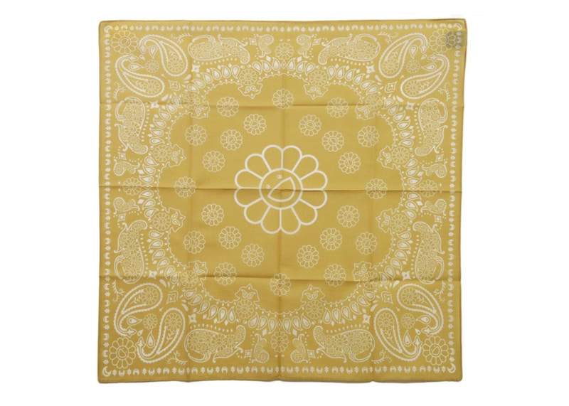 Takashi Murakami Flower Paisley Bandana Beige