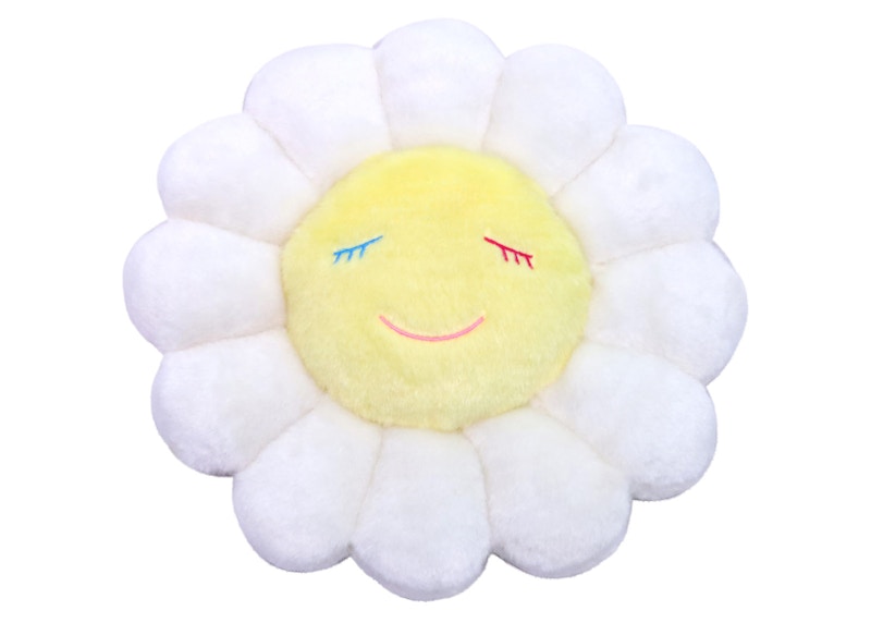 Takashi Murakami Flower Plush 30CM White/Yellow