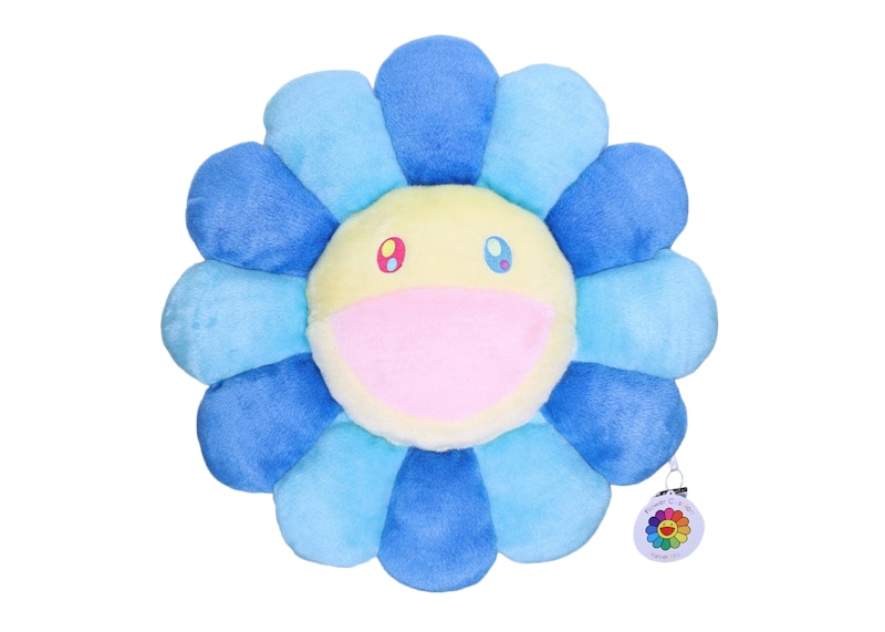 Takashi Murakami Flower Plush 60CM Blue/Turquoise/Yellow