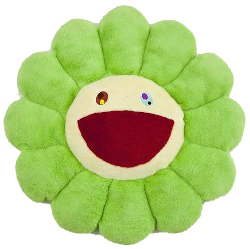 Takashi Murakami Flower Plush 60CM Bright Green/Light Yellow