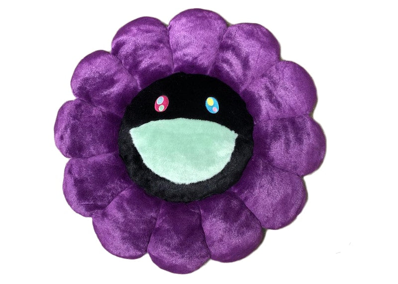 Takashi Murakami Flower Plush 60CM Purple/Black