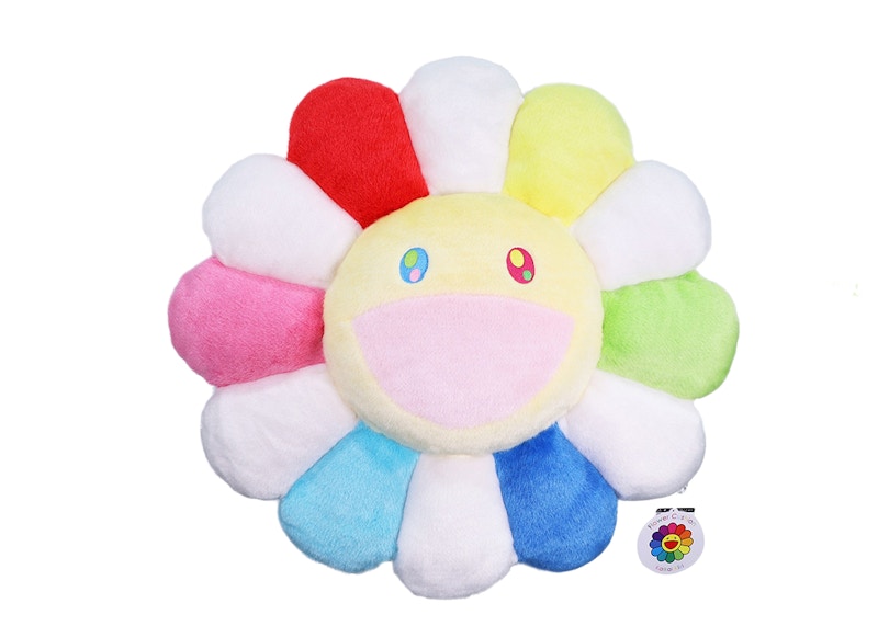 Takashi Murakami Flower Plush 60CM Rainbow/White/Yellow