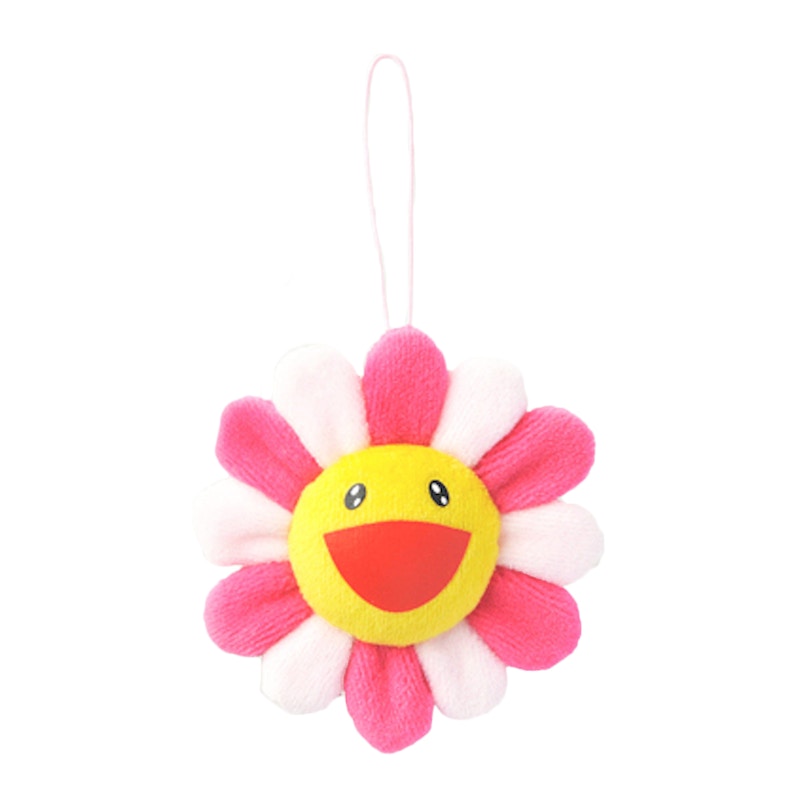 Takashi Murakami Flower Plush Pin Pink