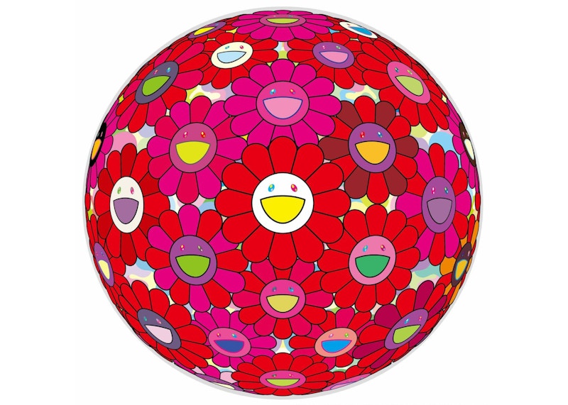 Takashi Murakami Gratitude Flower Print (Signed, Edition of 300) Pink