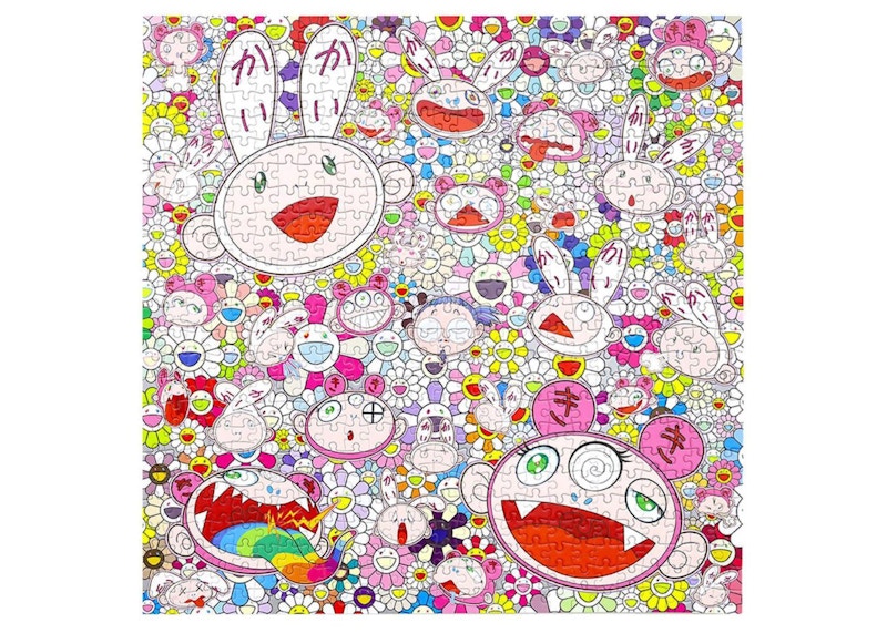 Takashi Murakami Kaikai & Kiki & FLOWERS Jigsaw Puzzle (650 Pieces)