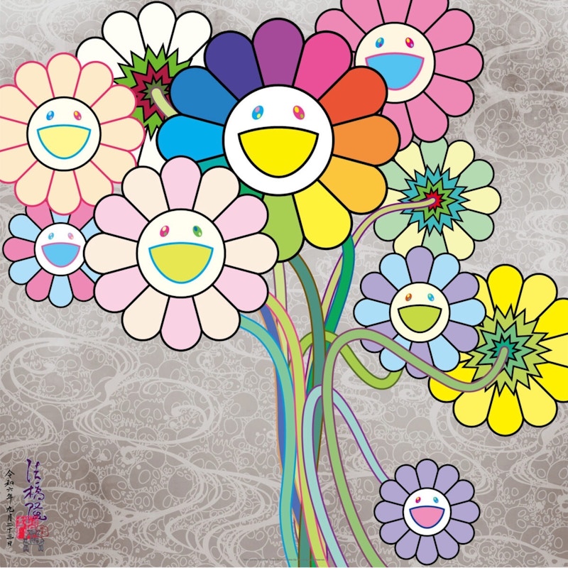 Takashi Murakami Korin and Warho Art Print (Edition of 300)