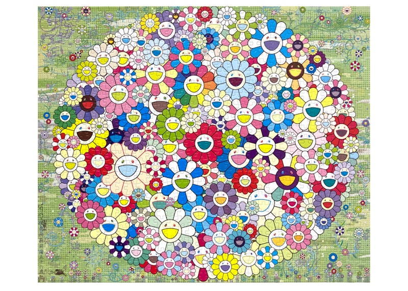 Takashi Murakami Korpokkur in the Forest Jigsaw Puzzle (825 Pieces)