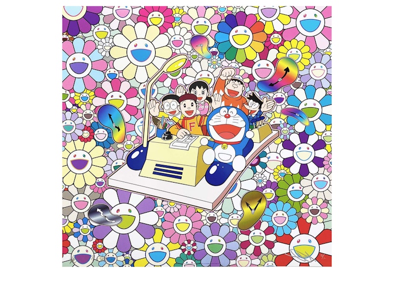 Takashi Murakami Let's go with a time machine Print (Signed, Edition of 300)