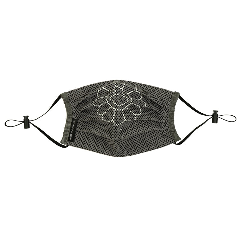 Takashi Murakami Mesh Flower Mask Gray/White
