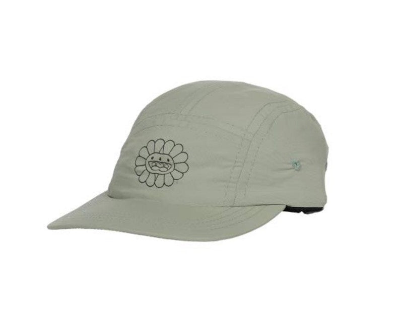 Takashi Murakami ComplexCon Mutated Flowers 5 Panel Hat Grey