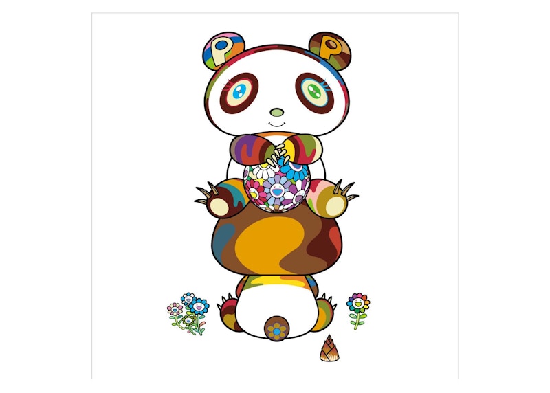 Takashi Murakami Panda Cubs Seated, this Way and That Print (Signed, Edition of 100)