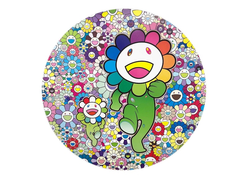Takashi Murakami Rum Pum Pum in a Field of Flowers! Print (Signed, Edition of 300) Multi
