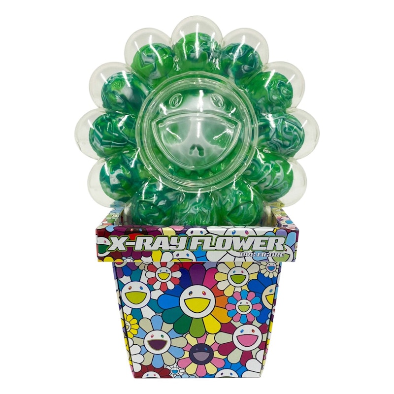 Takashi Murakami X-Ray Flower Figure Green