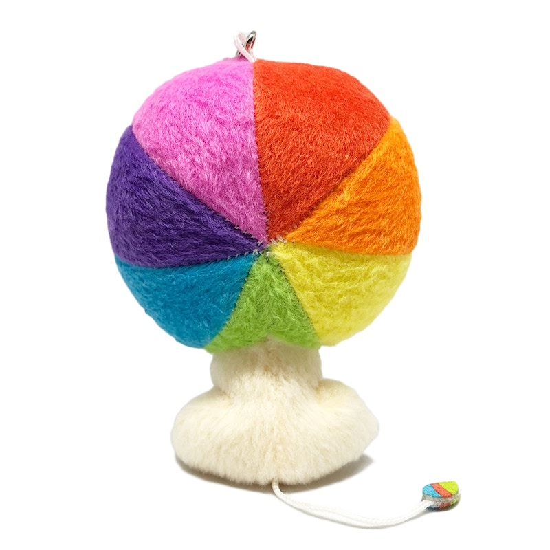 Takashi Murakami Yume Lion Mini Keychain Rainbow