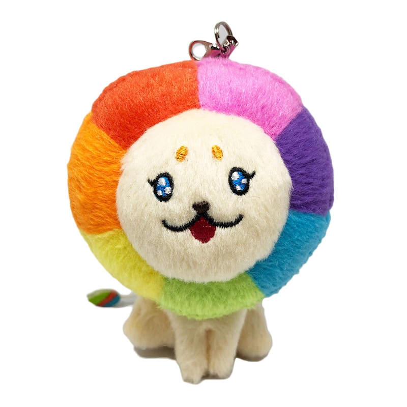 Takashi Murakami Yume Lion Mini Keychain Rainbow