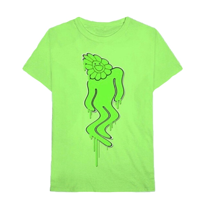 Takashi Murakami x Billie Eilish Melted Blohsh Tee Green
