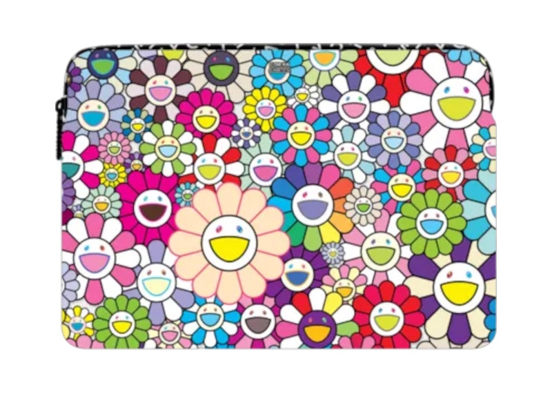 Takashi Murakami x CASETiFY: Flowers Bloom (Rainbow) Laptop Sleeve Multicolor