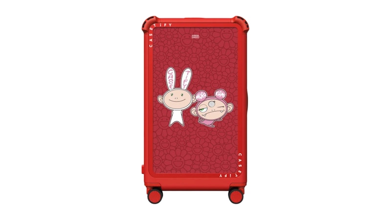Takashi Murakami x CASETiFY Kaikai And Kiki Dance Duo 29" Check-In Trunk Suitcase Red