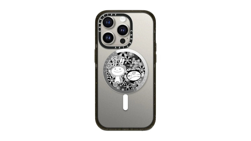 Takashi Murakami x CASETiFY Kaikai And Kiki Dance Duo (Mono) Snappy Grip Stand Black