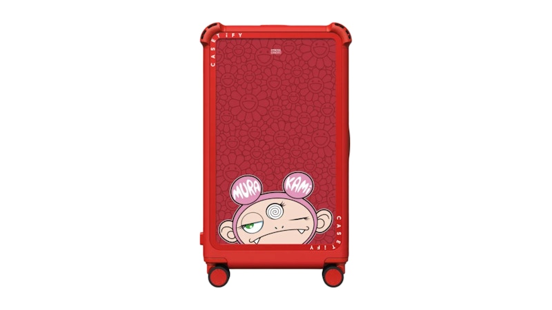 Takashi Murakami x CASETiFY Kiki 29" Check-In Trunk Suitcase Cherry Red