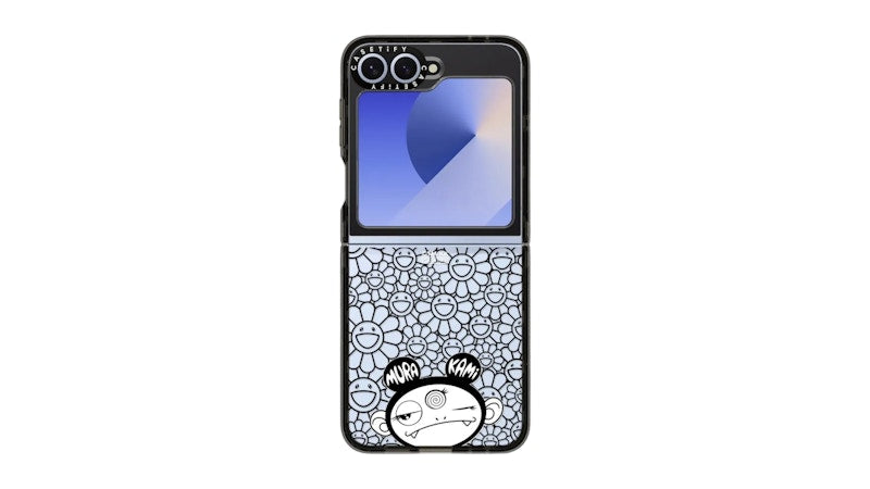 Takashi Murakami x CASETiFY Kiki (Mono) Galaxy Z Flip6 Impact Phone Case Black