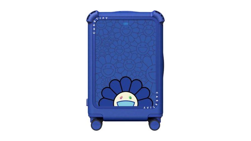 Takashi Murakami x CASETiFY Smile (Blue) 21" Carry-On Suitcase Cobalt Blue