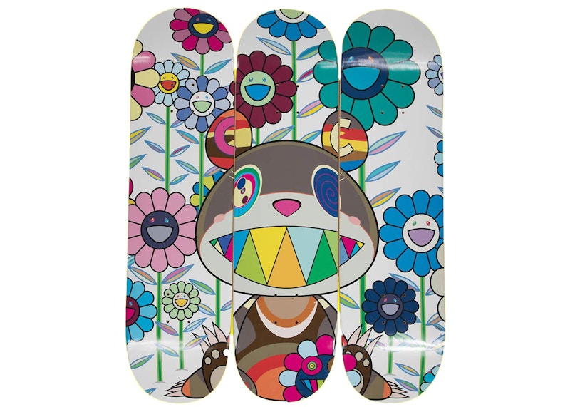 Takashi Murakami x ComplexCon Eden Skateboard Deck (Set of 3) Multicolor