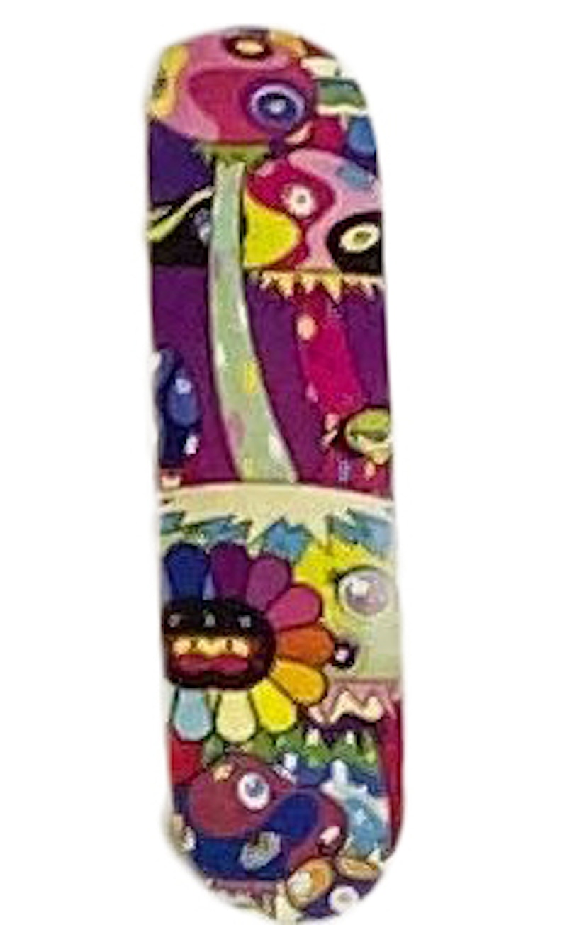 Takashi Murakami x ComplexCon Mutated Skateboard Deck Multicolor