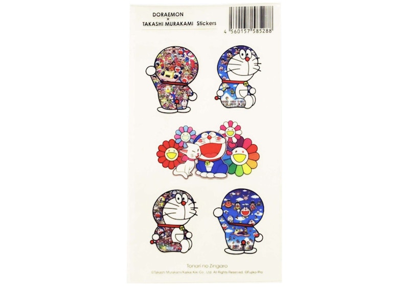 Takashi Murakami x Doraemom B Clear Sticker