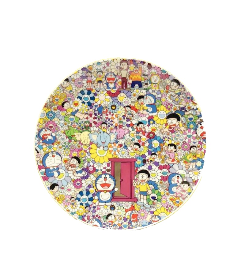 Takashi Murakami x Doraemon Ceramic Plate