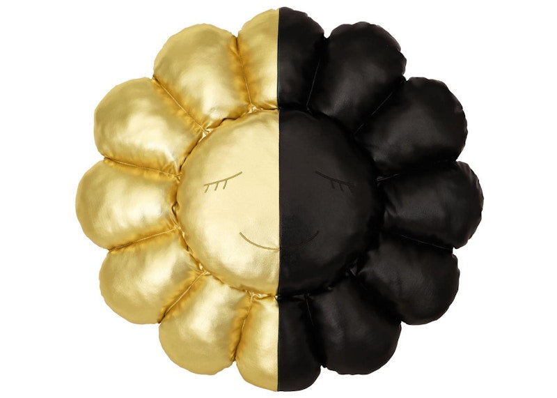 Takashi Murakami x HIKARU Collaboration Flower Plush 1M Black/Gold