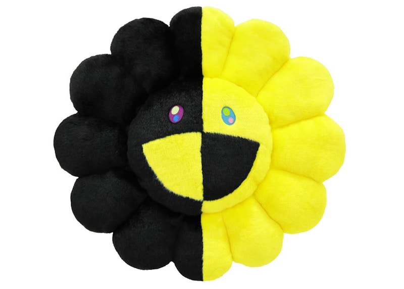 Takashi Murakami x HIKARU Collaboration Flower Plush 60CM Black/Yellow