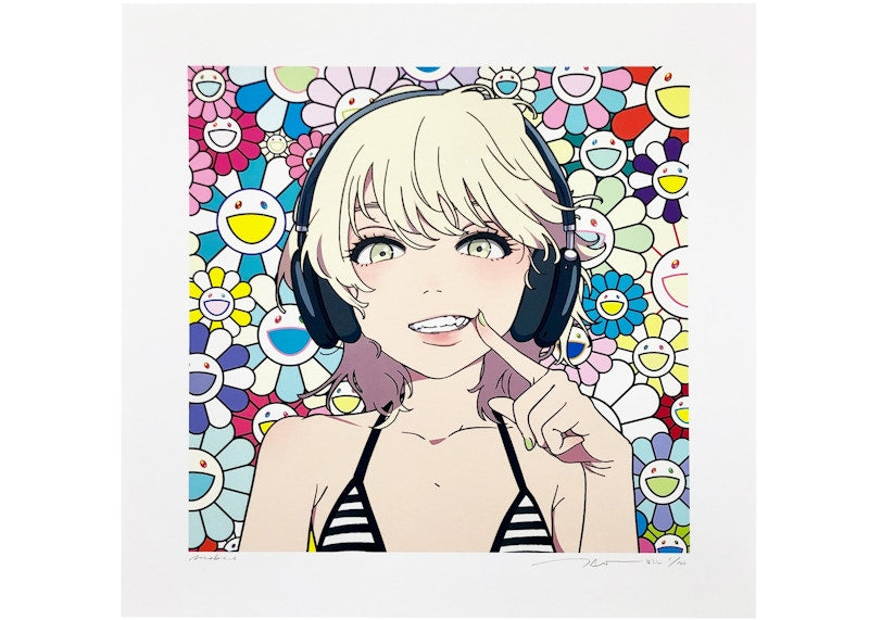 Takashi Murakami x mebae Smile_01 w M.F Print (Signed, Edition of 100) Multi